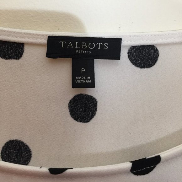 Talbots Polka-Dot Blouse - Picture 2 of 3